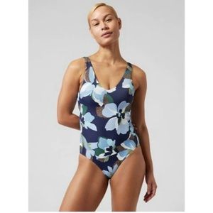 NWT Athleta Seychelles One Piece Swimsuit Hero Bloom